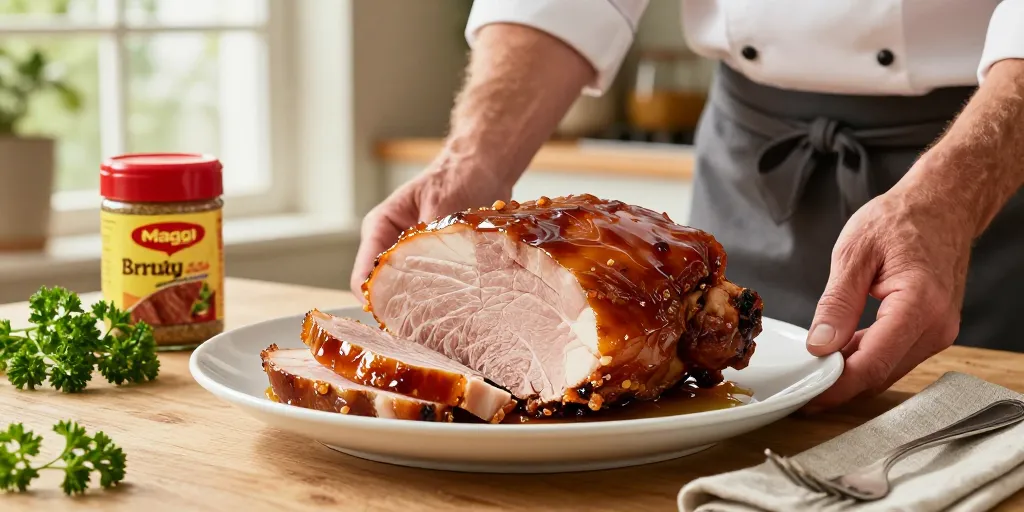 rôti de porc en gelée maggi