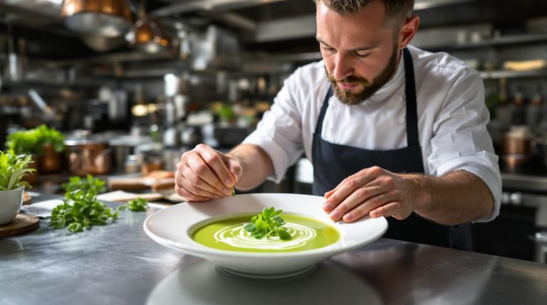 velouté de cresson chef étoilé