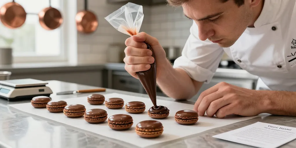 ganache chocolat macaron pierre hermé