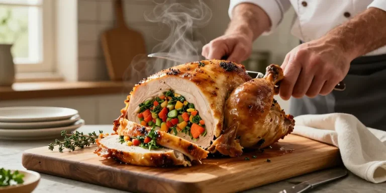 supreme de poulet farcie