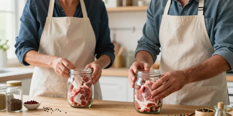 conserves de jarret de porc